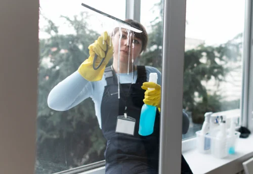 Nettoyage de vitres intérieures et extérieures à Nouainville